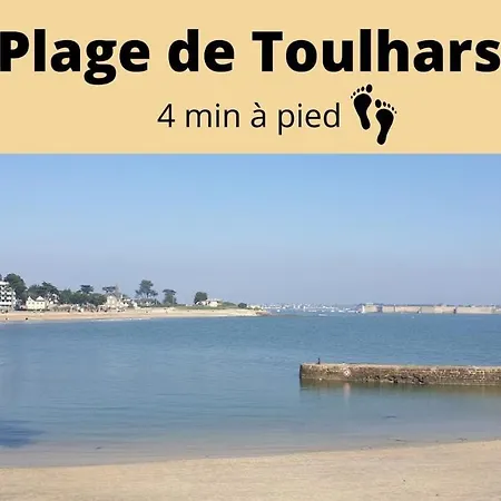 300 M Et Centre - Parking Privatif Et Gratuit Sur Place - Terrasse Bois Larmor-Plage